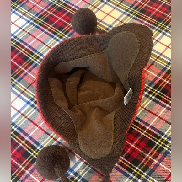 KATE SPADE NEW YORK “Under the Mistletoe” Brown Wool & Fleece Hat - Picture 8 of 13